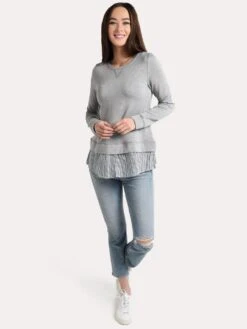 BB Dakota Layer Slayer Shirt Tail Sweate 9 BB Dakota Layer Slayer Shirt Tail Sweate -Standrews Links Officials Store bj105784 ltheathergreyalt3