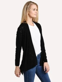 BB Dakota Summer Breeze Cardigan -Standrews Links Officials Store bj206579 blackalt1