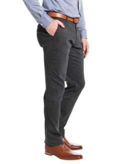 Mizzen+Main Vice President Charcoal Chino 2.0 -Standrews Links Officials Store c 5005 charcoalalt1