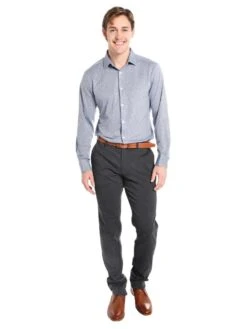 Mizzen+Main Vice President Charcoal Chino 2.0 -Standrews Links Officials Store c 5005 charcoalalt3