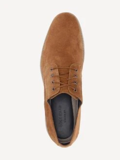 Cole Haan Original Gran Plain Toe Oxford -Standrews Links Officials Store c28448 goldenhoneysuede ironstonealt1