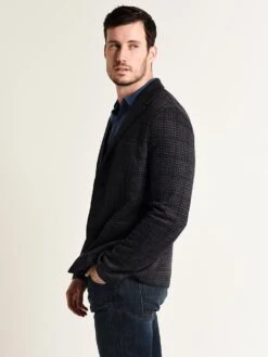 Harris Wharf London Blazer Overcheck -Standrews Links Officials Store c8g24mmj f blue greyalt2