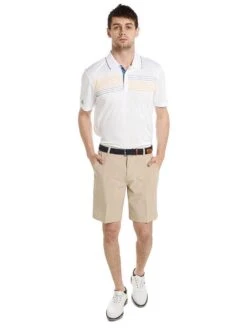 Adidas Chest Print Polo -Standrews Links Officials Store cd3316 white traceroyalalt1
