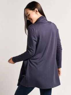 Beyond Yoga Everyday Drape Cardigan -Standrews Links Officials Store cf2130 deepamethystalt2
