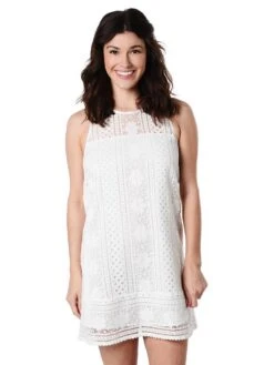 Cupcakes And Cashmere Luca Lace Dress -Standrews Links Officials Store cg18307 ivory f1520fa4 843e 42b3 894f 814a22fb3c61