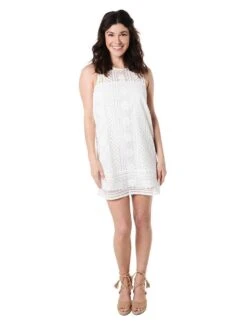 Cupcakes And Cashmere Luca Lace Dress -Standrews Links Officials Store cg18307 ivoryalt1
