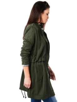 Cupcakes And Cashmere Tencel Jennisa Anorak -Standrews Links Officials Store cg30977 jennisa armygreenalt2