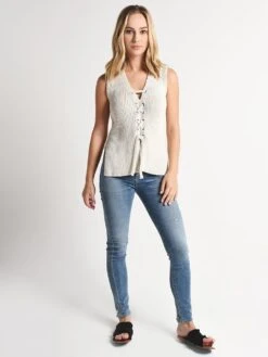 Cupcakes And Cashmere Kristy Sweater -Standrews Links Officials Store ci306408 oatmealalt1