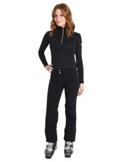 Descente Women's Kelsey T-Neck -Standrews Links Officials Store d8 0631w bkalt3