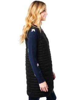 Save The Duck Women's Sold 3 Vest -Standrews Links Officials Store d8408wsold blackalt1