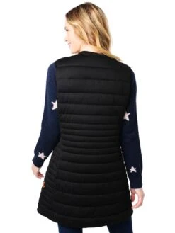Save The Duck Women's Sold 3 Vest -Standrews Links Officials Store d8408wsold blackalt2