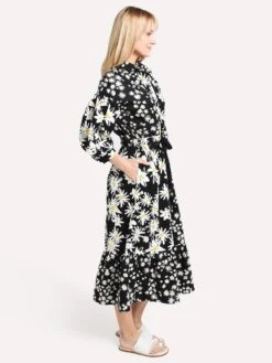 Chinti & Parker Meadow Debbie Dress -Standrews Links Officials Store dn03 blackalt1