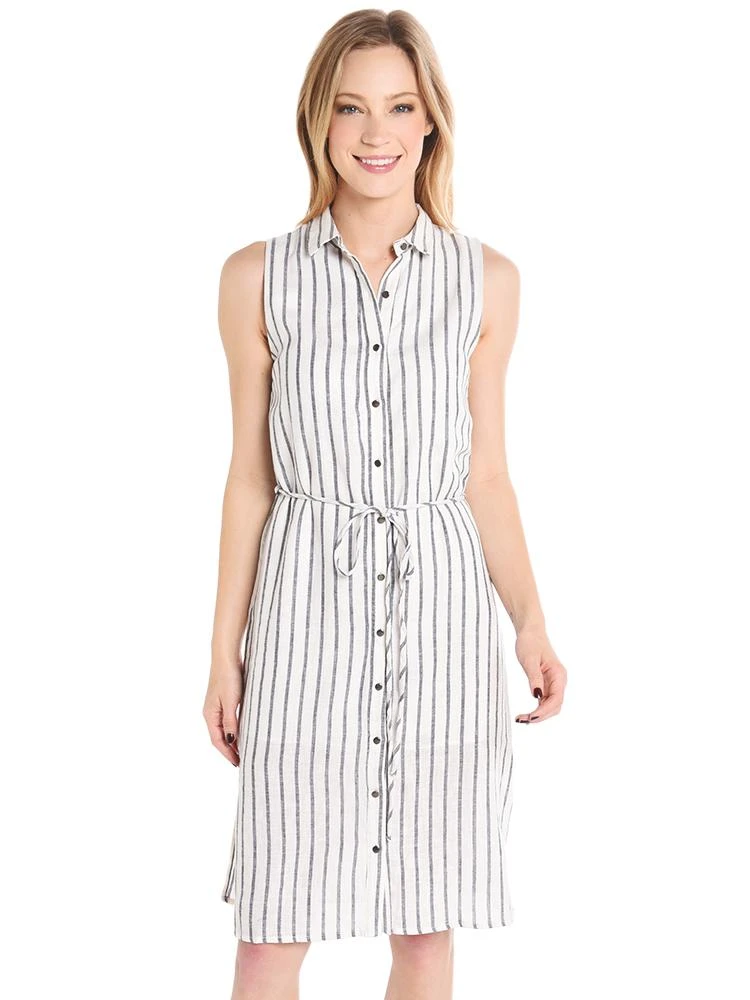Everly Button Down Shift Dress With Tie 1 Everly Button Down Shift Dress With Tie