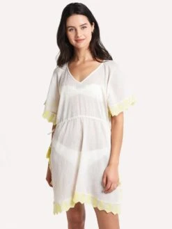 Echo Eyelet Side Tie Caftan -Standrews Links Officials Store eb0073 stone 5ea9d910 3541 45a0 9099 d6ace15e8c4e