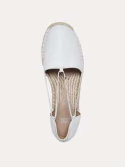 Eileen Fisher Lee Leather Espadrille -Standrews Links Officials Store ef44195 whitewashedleatheralt2