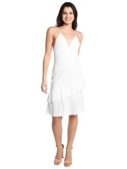 Saylor Enida Lace Knit Maxi 9 Saylor Enida Lace Knit Maxi -Standrews Links Officials Store enida whitealt3