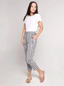 Everly Stripe Trousers 9 Everly Stripe Trousers -Standrews Links Officials Store ep3786 navyalt3
