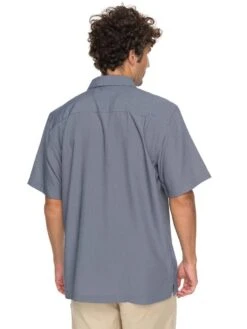 Quiksilver Men's Waterman Cane Island Short Sleeve Shirt -Standrews Links Officials Store eqmwt03149 navyblazeralt1