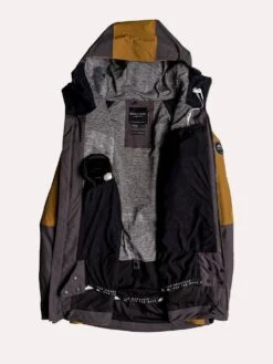 Quiksilver Travis Stretch Snow Jacket -Standrews Links Officials Store eqytj03172 goldenbrownalt2