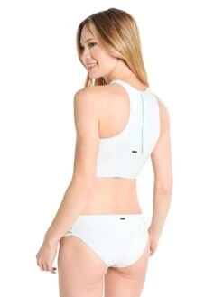 Roxy Women's Delicate Touch Crop Tank Top -Standrews Links Officials Store erjx303329 bdr3alt3