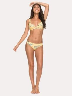 Roxy Softly Love RC Surfer Bikini Bottom -Standrews Links Officials Store erjx403576 buffyellowswimstormyfloweralt1