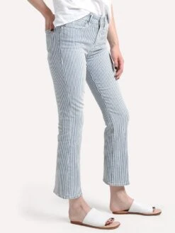 Frame Women's Engineer Stripe Crop Mini Boot Jean -Standrews Links Officials Store escmb144 normandiealt1