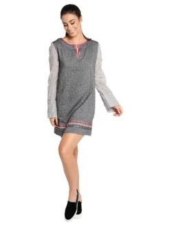 Lemlem Kito Mini Tunic Dress -Standrews Links Officials Store f1716 greyalt3
