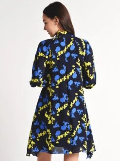 Tanya Taylor Dot And Camo Print Romia Dress -Standrews Links Officials Store f181d647cf navyalt3