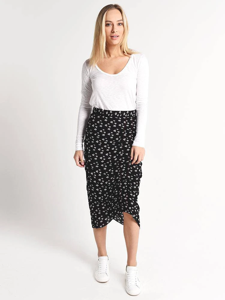 Tanya Taylor Poppy Print Riva Skirt 4 Tanya Taylor Poppy Print Riva Skirt - Image 4