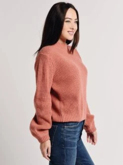 Trovata The Susan Mock Neck Sweater -Standrews Links Officials Store fa18 w0950 23 rosealt2