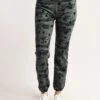 Monrow Elastic Waist Sweats With Hearts And Camo