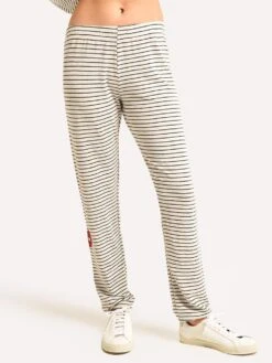 Monrow Pinstripe Love Sweats