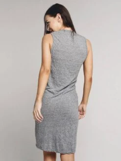 Monrow Asymetrical Shirred Dress -Standrews Links Officials Store hd0232 granitealt3