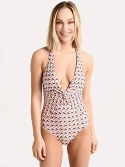 Helen Jon Twist Front One Piece