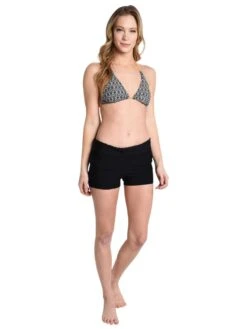 Helen Jon Fold Over Short -Standrews Links Officials Store hjre 0331 blackalt1