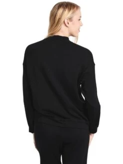 Velvet Holly Fleece Sweater -Standrews Links Officials Store holly03 blackalt3