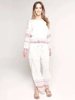 Lemlem Tiki Border Fly Away Pant 9 Lemlem Tiki Border Fly Away Pant -Standrews Links Officials Store hs1868 redalt3