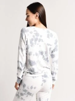 Monrow Vintage Raglan Pullover With Cloud Tie Dye -Standrews Links Officials Store ht0257 48 vintageblackalt2