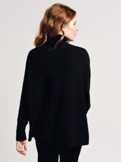 Majestic French Terry Long Sleeve Relaxed Turtleneck -Standrews Links Officials Store j004 fts046 noiralt3