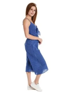 Everly Culotte Jumper With Front Tie 6 Everly Culotte Jumper With Front Tie -Standrews Links Officials Store j1013 bluealt1