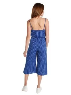 Everly Culotte Jumper With Front Tie 7 Everly Culotte Jumper With Front Tie -Standrews Links Officials Store j1013 bluealt2