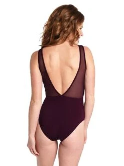Jets High Neck One Piece -Standrews Links Officials Store j10359 claretalt3