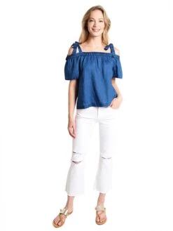 J Brand Women's Selena Mid Rise Crop Bootcut Raw Hem Jeans -Standrews Links Officials Store jb000457 whitemercyalt1