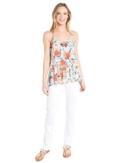 J Brand Women's Amelia Mid Rise Straight Jean -Standrews Links Officials Store jb000483 blancalt1