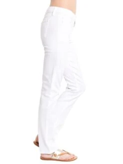 J Brand Women's Amelia Mid Rise Straight Jean -Standrews Links Officials Store jb000483 blancalt2