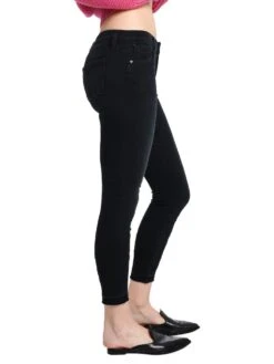 J Brand Women's Mid Rise Crop Skinny Release Hem -Standrews Links Officials Store jb000521 ingeniousblackdestructalt2