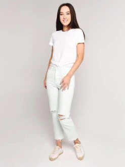 J Brand Wynne Crop Straight Jean -Standrews Links Officials Store jb001533 spearmintdestructalt1