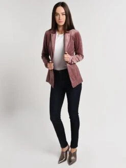 J Brand Women's Denise Velvet Blazer -Standrews Links Officials Store jb001794 warmsablealt3