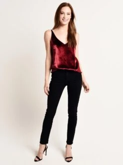 J Brand Women's Ruby 30 High Rise Cigarette Jean -Standrews Links Officials Store jb001884 crystalblackalt1