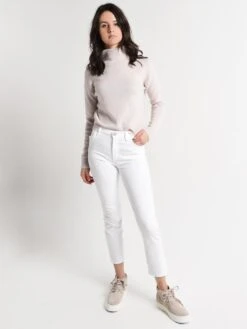 J Brand Women's Ruby High-Rise Cropped Cigarette -Standrews Links Officials Store jb001896 lunaalt3